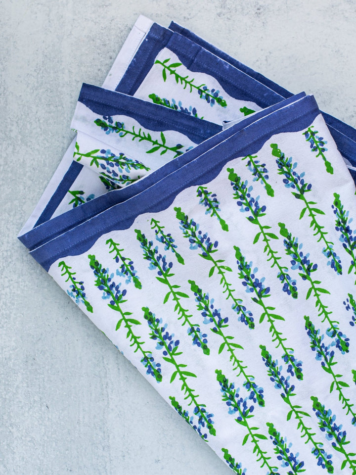Table Throw - Bluebonnets - The Mended Company