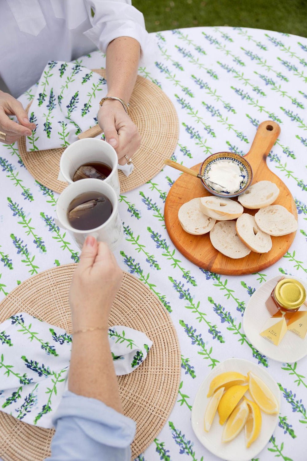Table Throw - Bluebonnets - The Mended Company