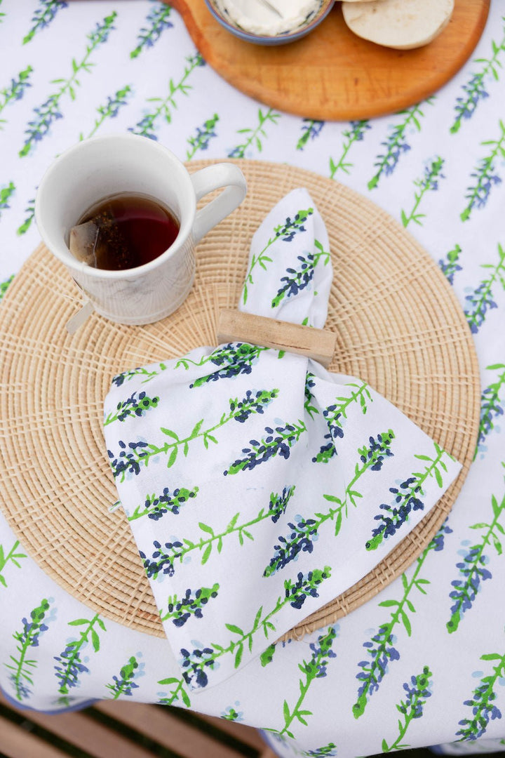 Table Throw - Bluebonnets - The Mended Company