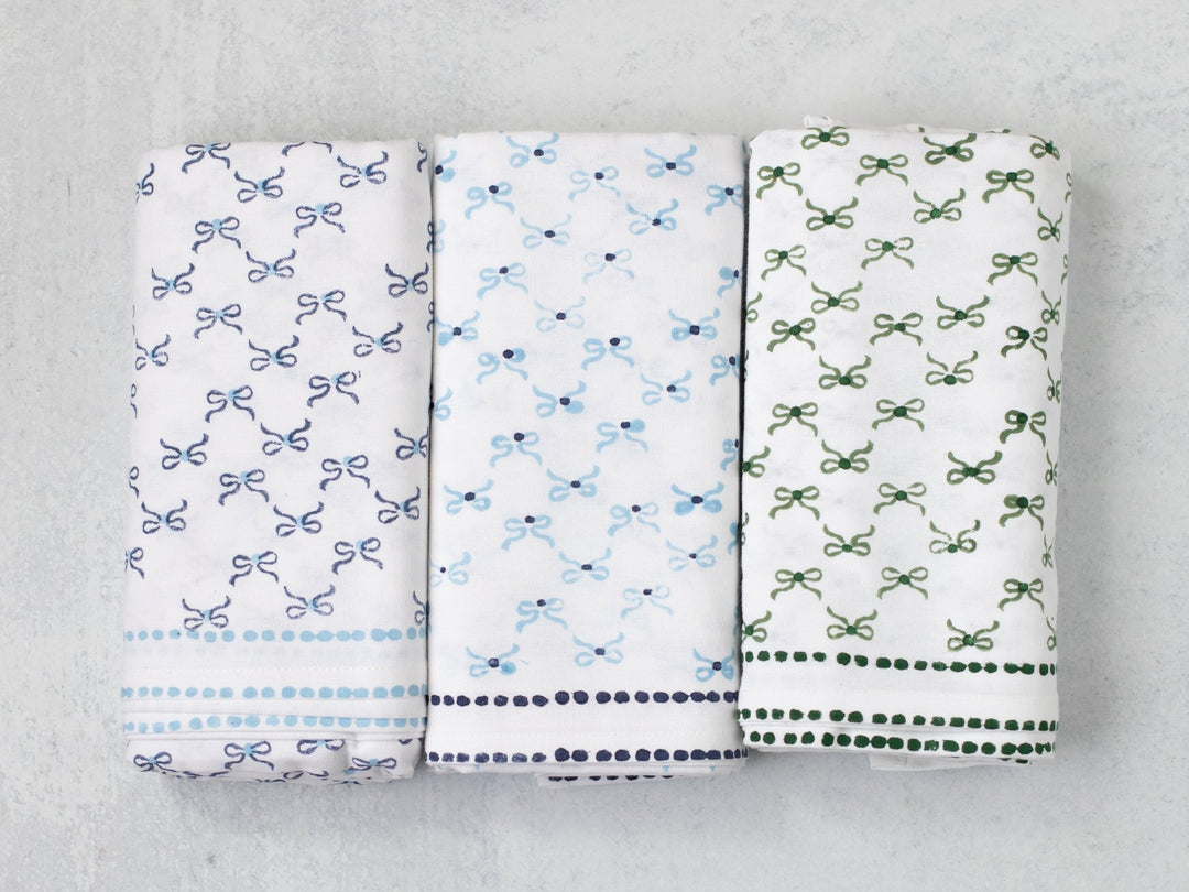 Table Throw - Bow, Sage &amp; Evergreen - The Mended Company