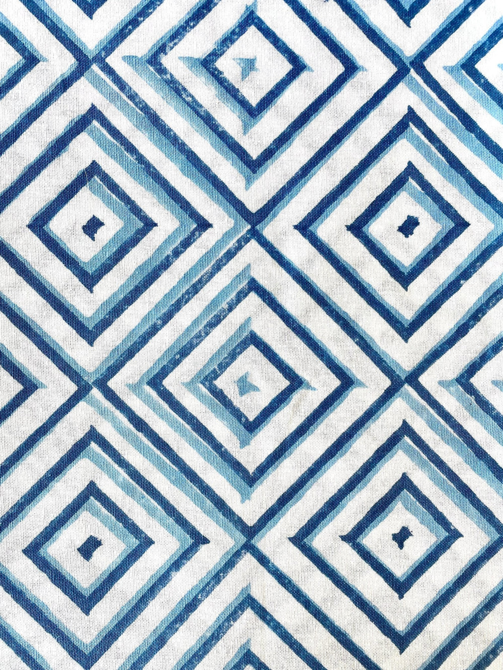 Table Throw - Diamond, Uniform Blue & Navy - The Mended Company