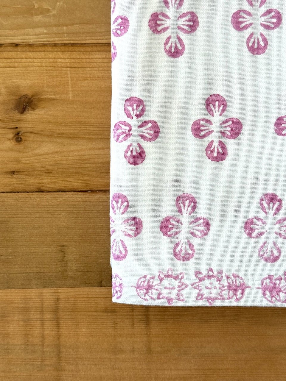 Table Throw - Dogwood, Lilac - The Mended Company