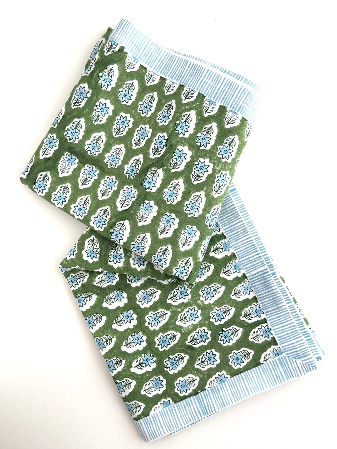 Table Throw - Lily - Sage - The Mended Company