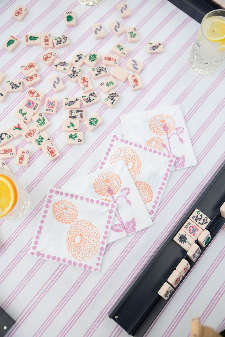 Table Throw - Marigold - Lilac - The Mended Company