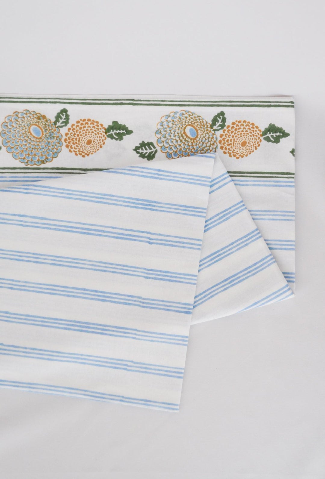 Table Throw - Marigold - Uniform Blue - The Mended Company