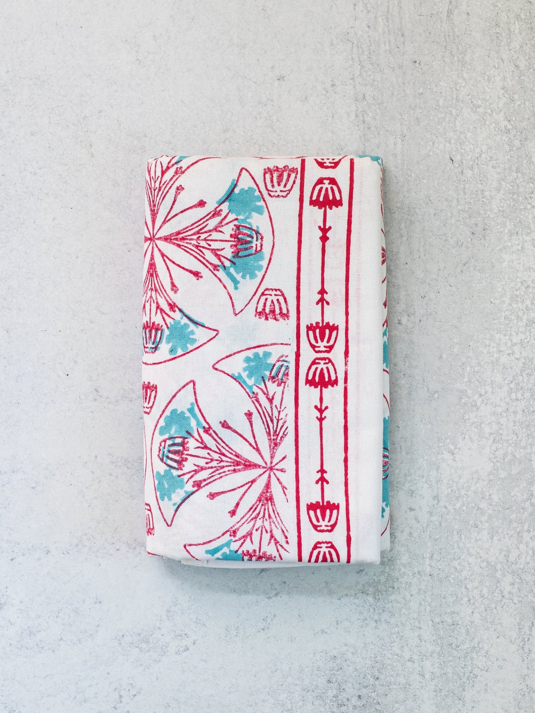 Table Throw - Mosaic - Pink & Saltwater - The Mended Company