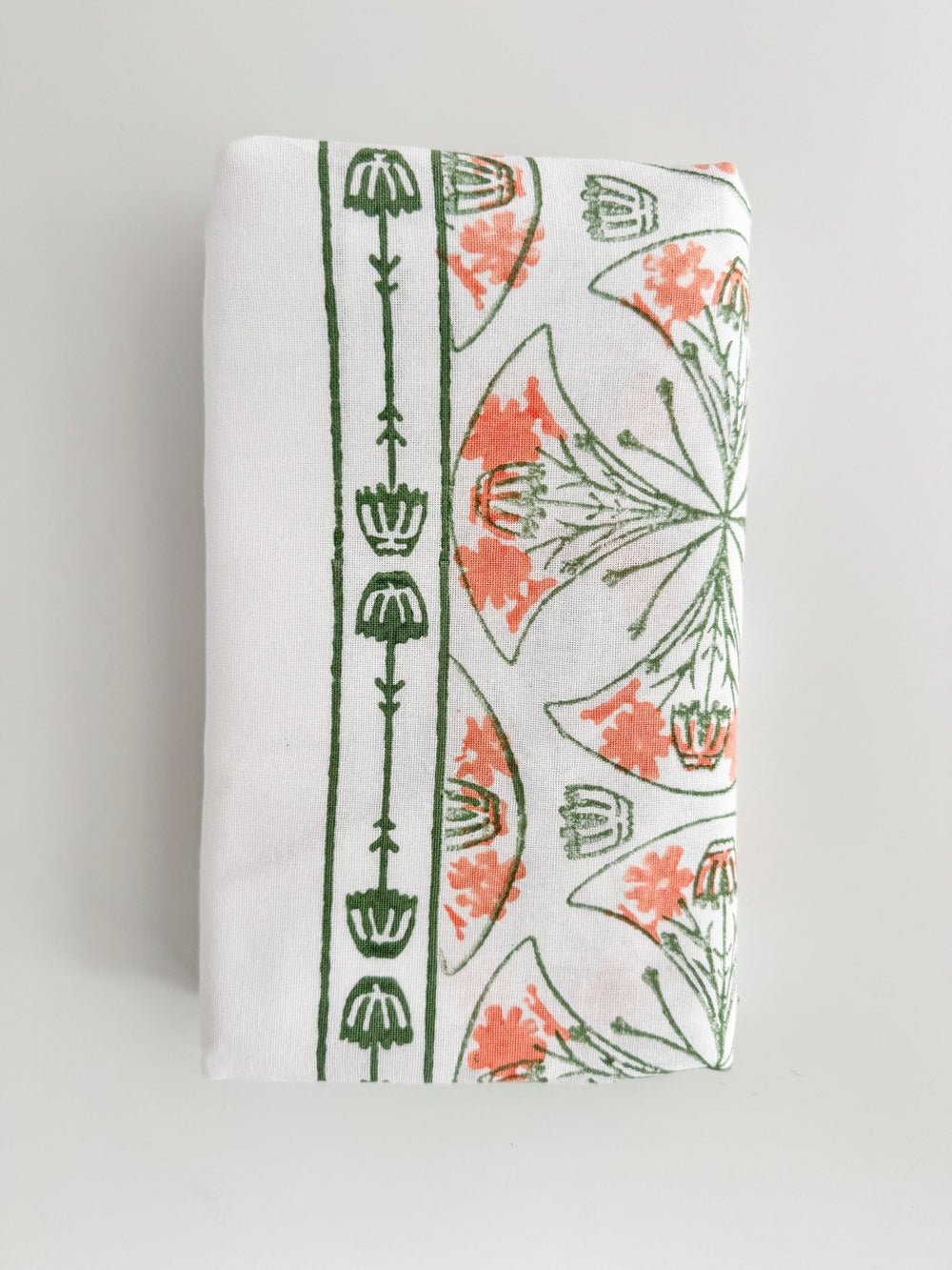 Table Throw - Mosaic, Sage & Melon - The Mended Company