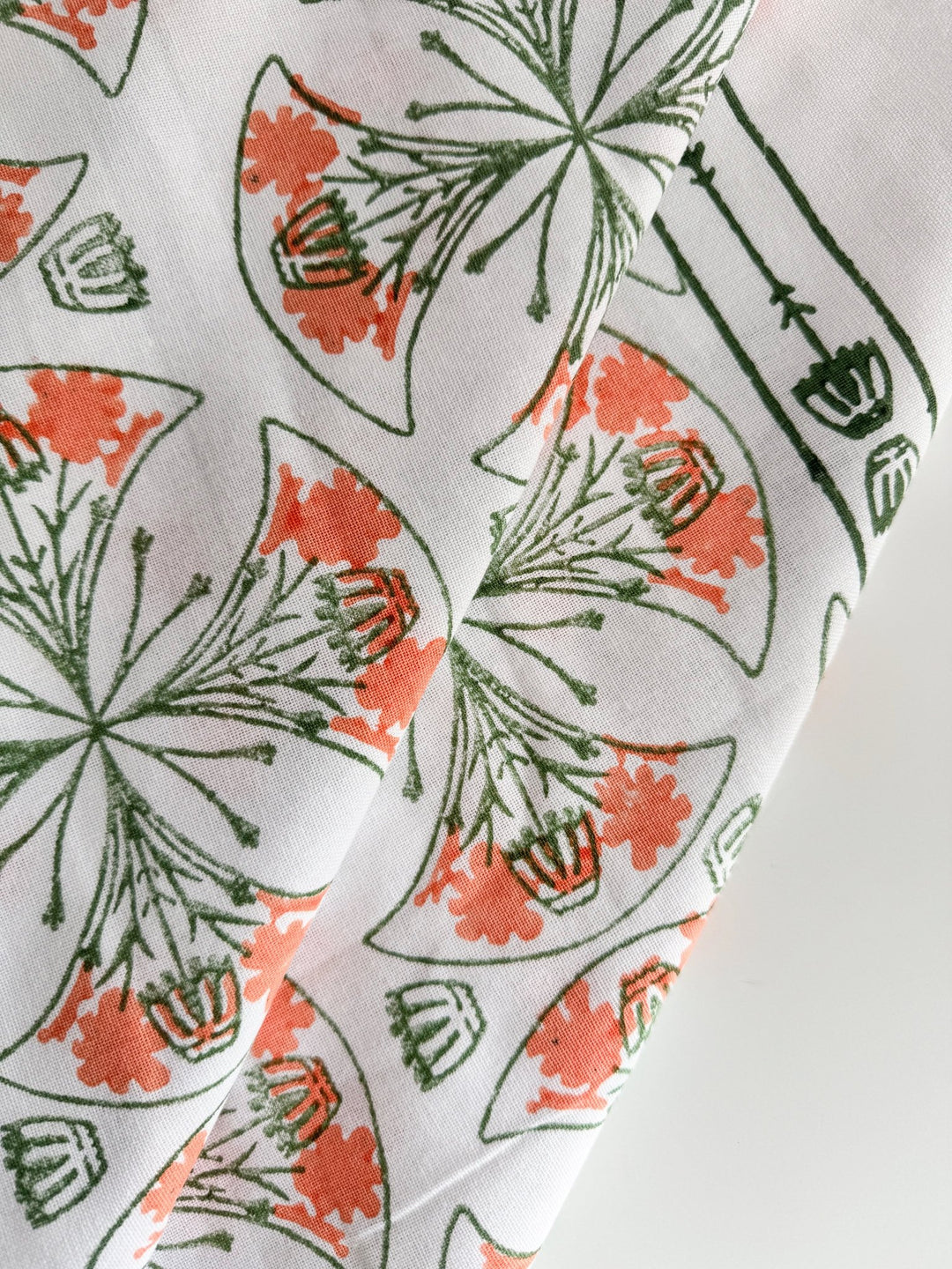 Table Throw - Mosaic, Sage &amp; Melon - The Mended Company