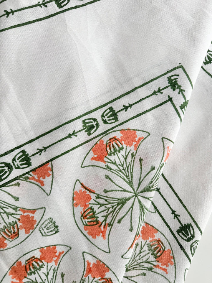 Table Throw - Mosaic, Sage &amp; Melon - The Mended Company