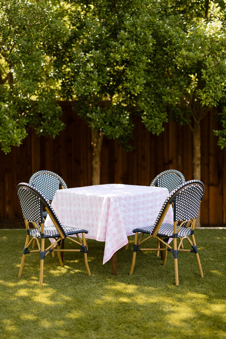 Table Throw - Palmetto, Pink &amp; Rose - The Mended Company