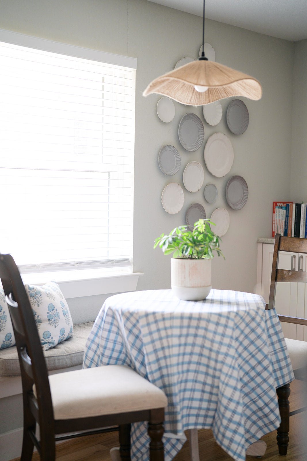 Table Throw - Plaid, Navy - The Mended Company