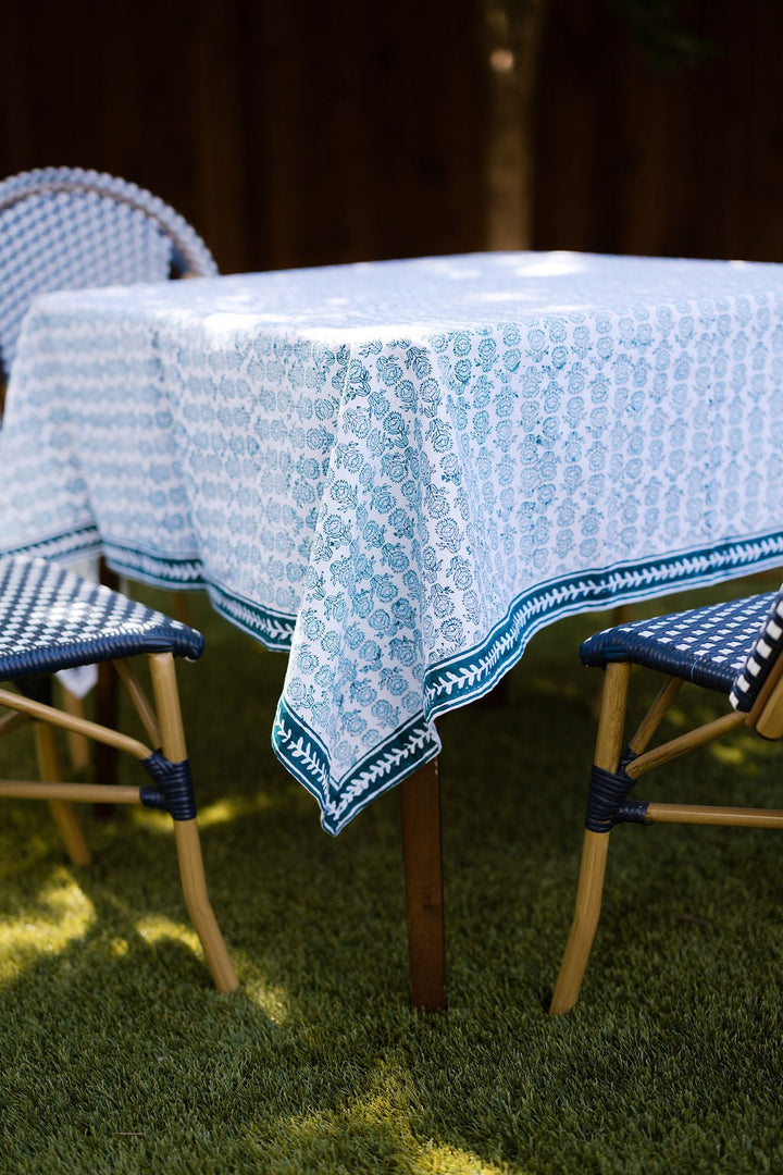 Table Throw - Protea, Saltwater &amp; Midnight - The Mended Company