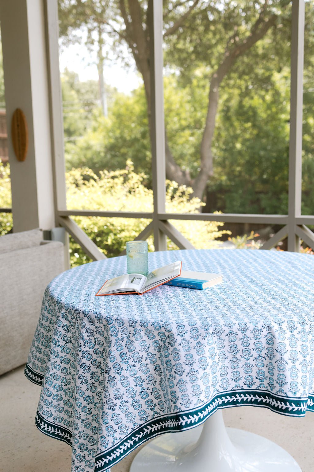 Table Throw - Protea, Saltwater &amp; Midnight - The Mended Company