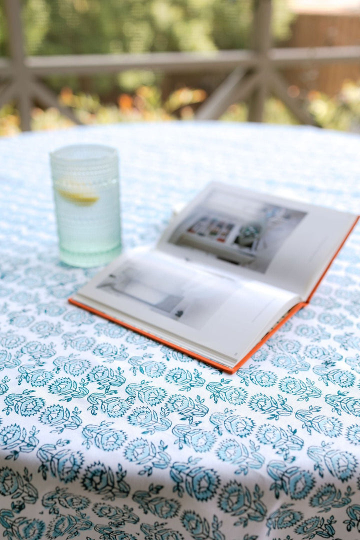 Table Throw - Protea, Saltwater &amp; Midnight - The Mended Company