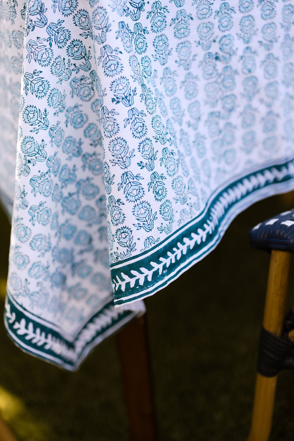 Table Throw - Protea, Saltwater &amp; Midnight - The Mended Company