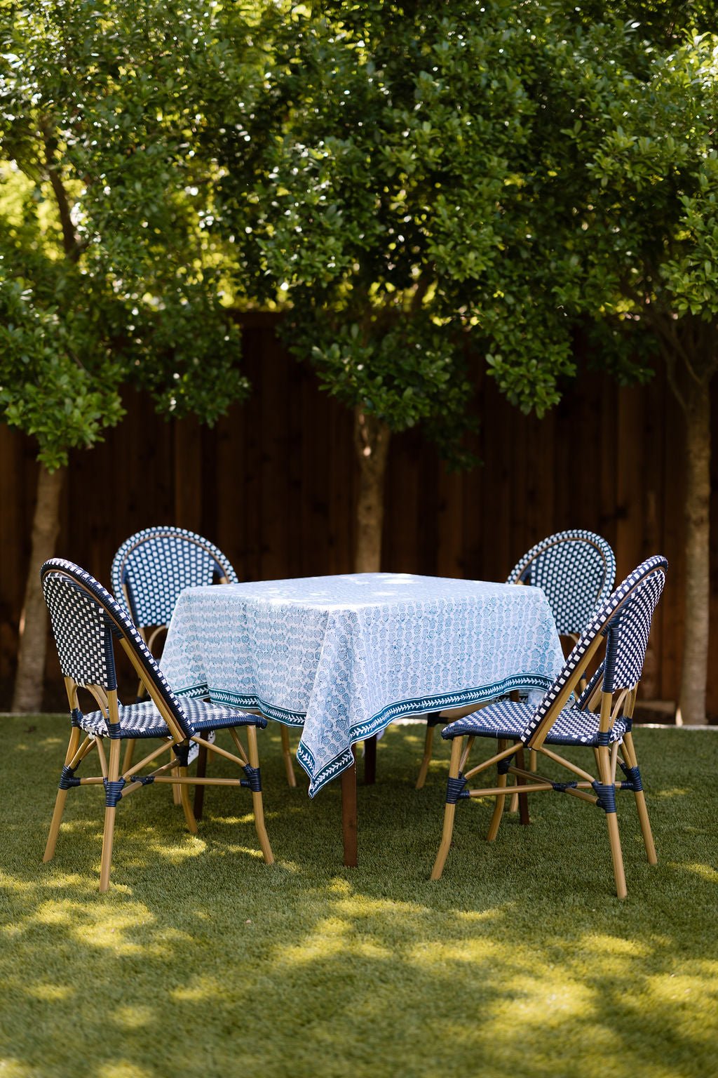 Table Throw - Protea, Saltwater &amp; Midnight - The Mended Company