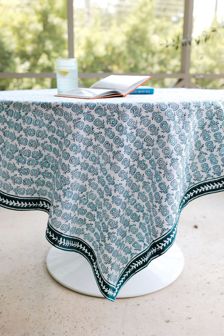 Table Throw - Protea, Saltwater &amp; Midnight - The Mended Company