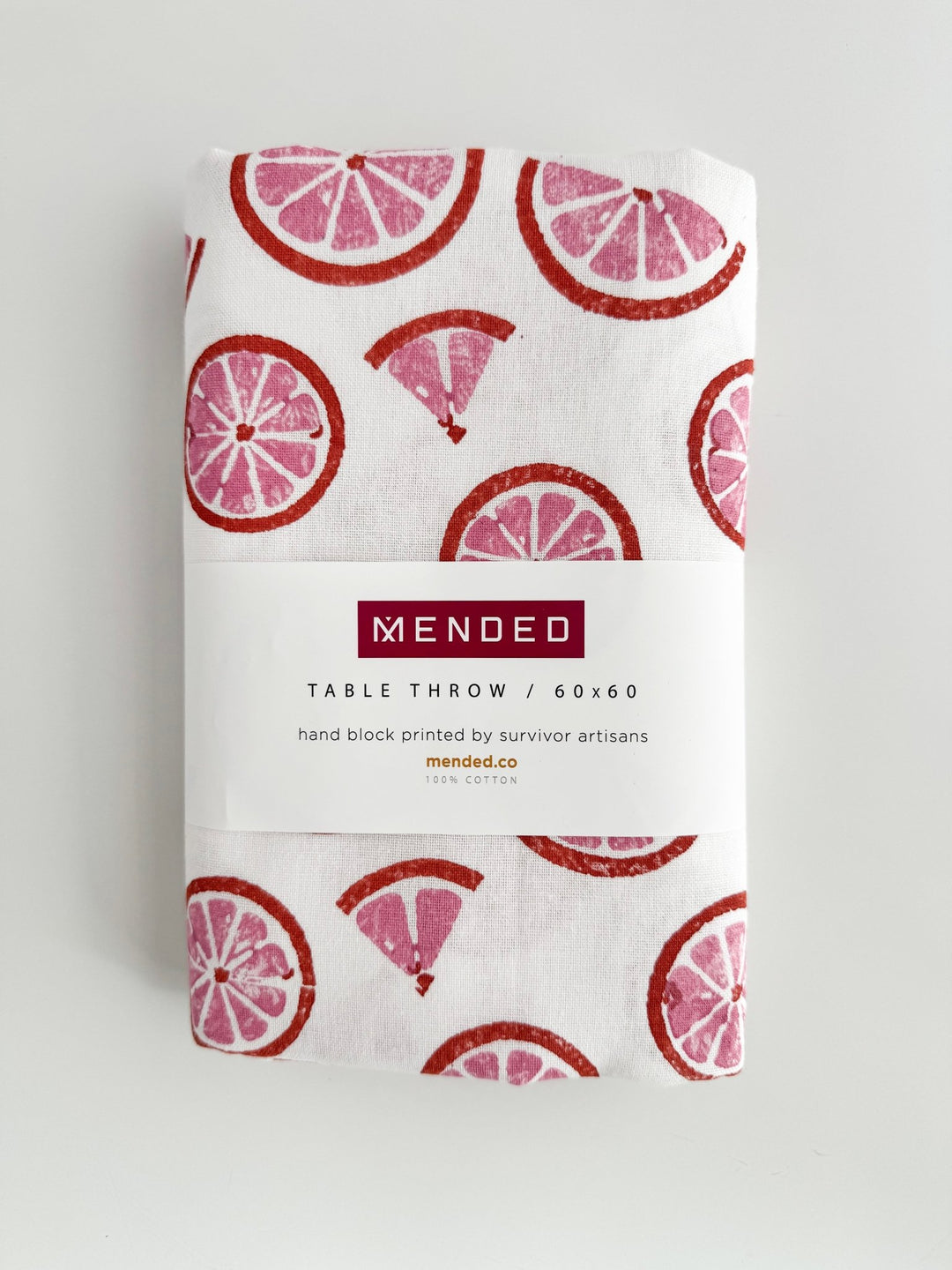 Table Throw - Sangria - The Mended Company