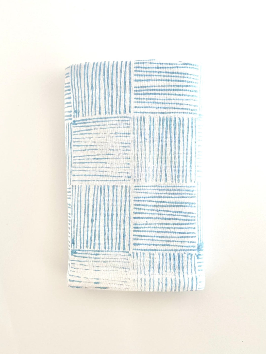 Table Throw - Striped, Uniform Blue - The Mended Company