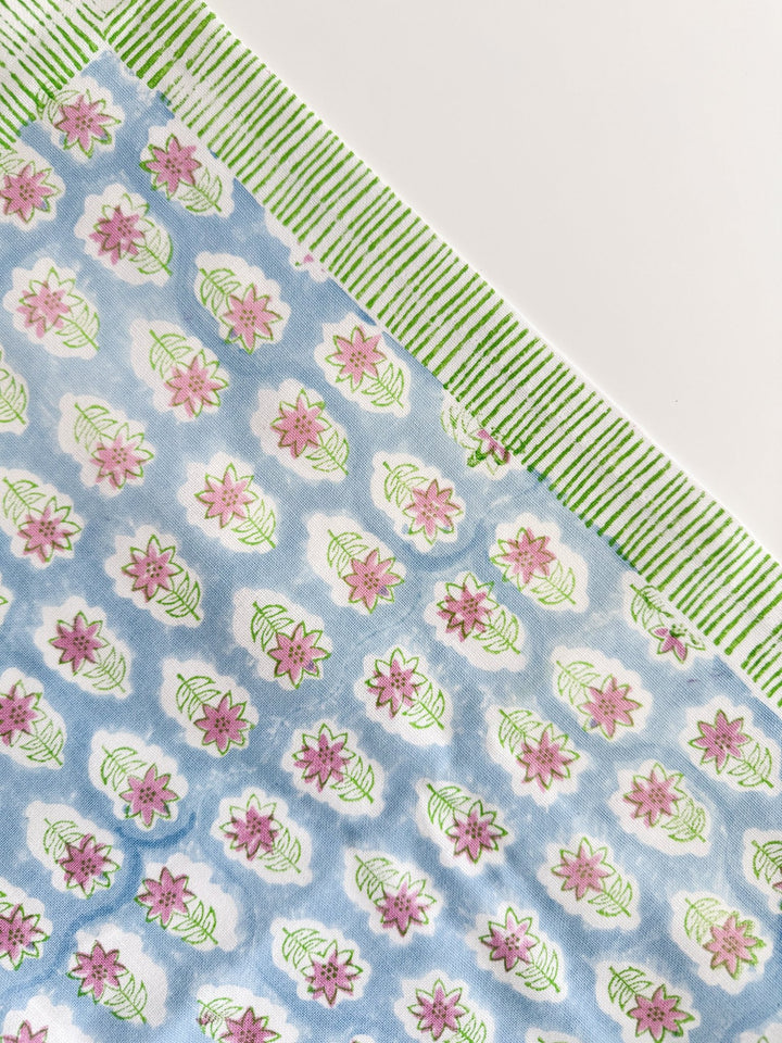 Tablecloth - Lily - Uniform Blue - The Mended Company