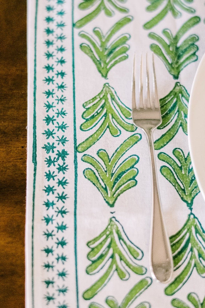 Tablecloth - Palmetto, Evergreen & Vine - The Mended Company