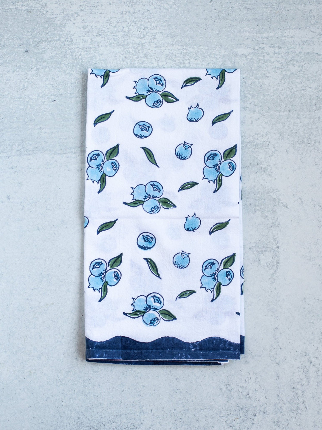 Tea Towel - Blueberry - The Mended Company