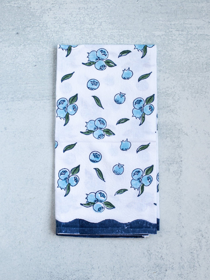 Tea Towel - Blueberry - The Mended Company