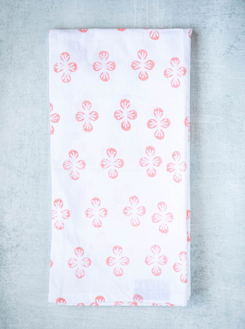 Tea Towel - Dogwood, Melon - The Mended Company