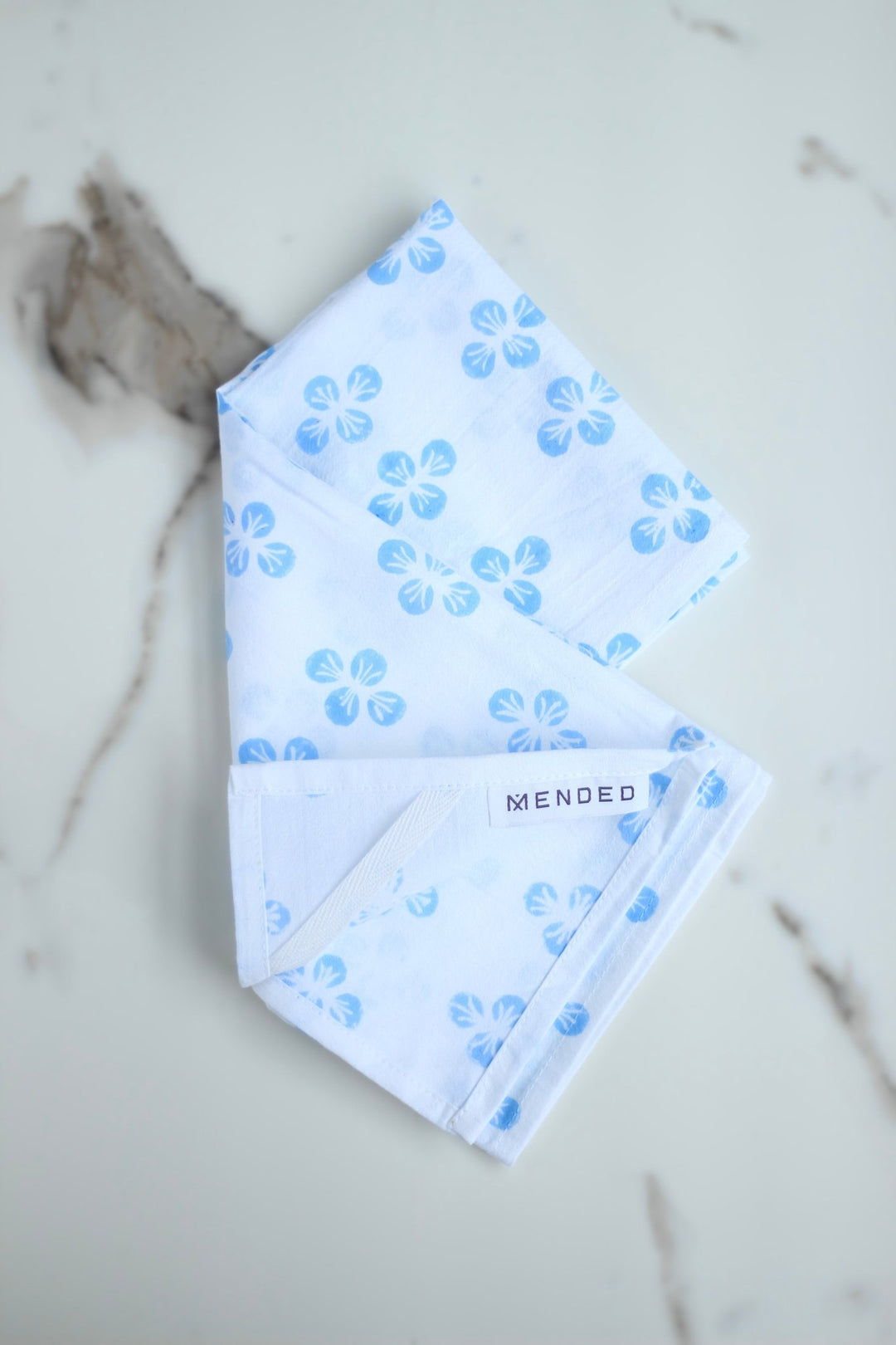 Tea Towel - Dogwood, Uniform Blue - The Mended Company