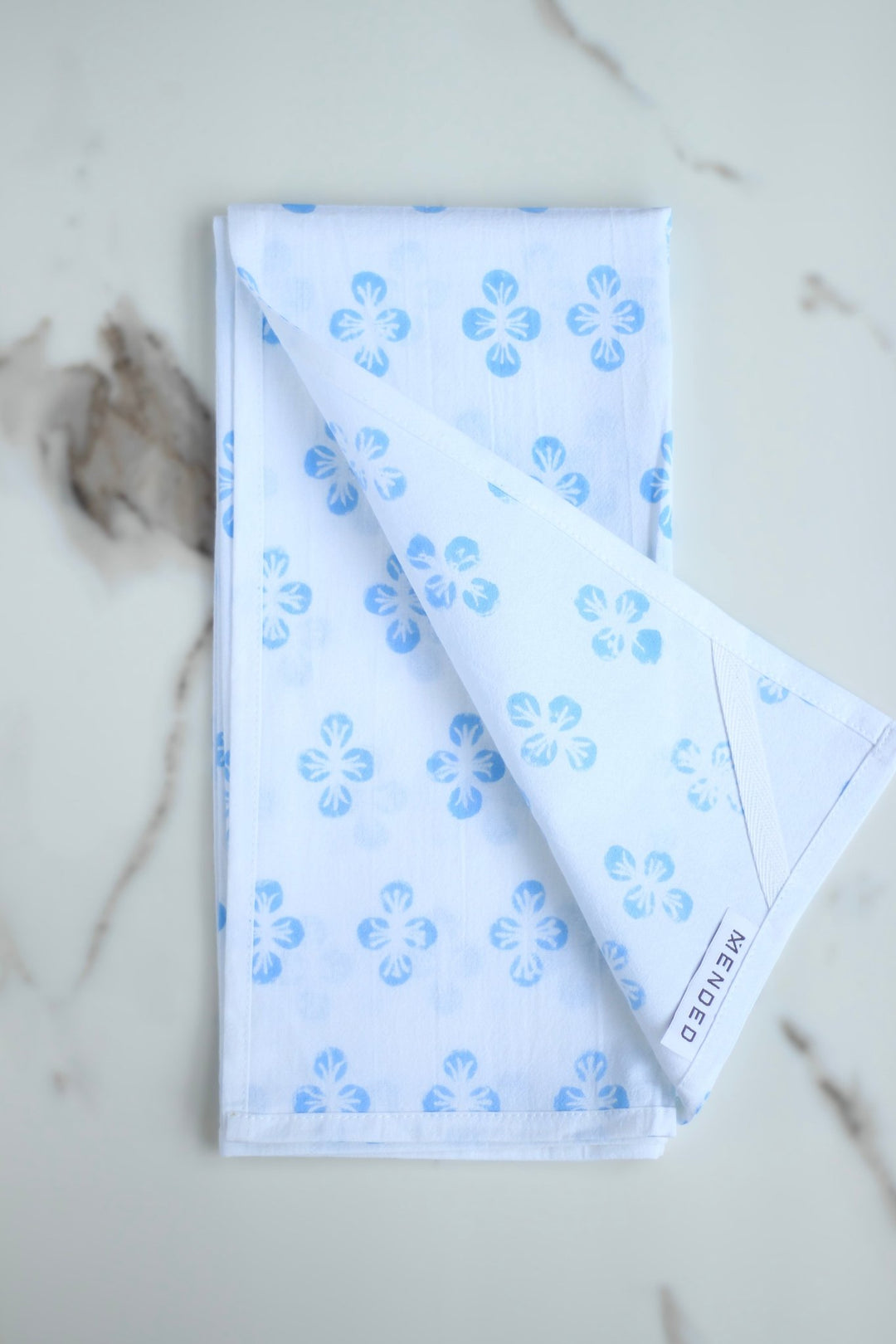 Tea Towel - Dogwood, Uniform Blue - The Mended Company