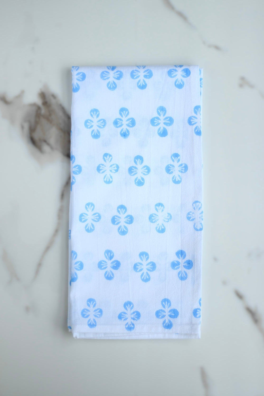 Tea Towel - Dogwood, Uniform Blue - The Mended Company