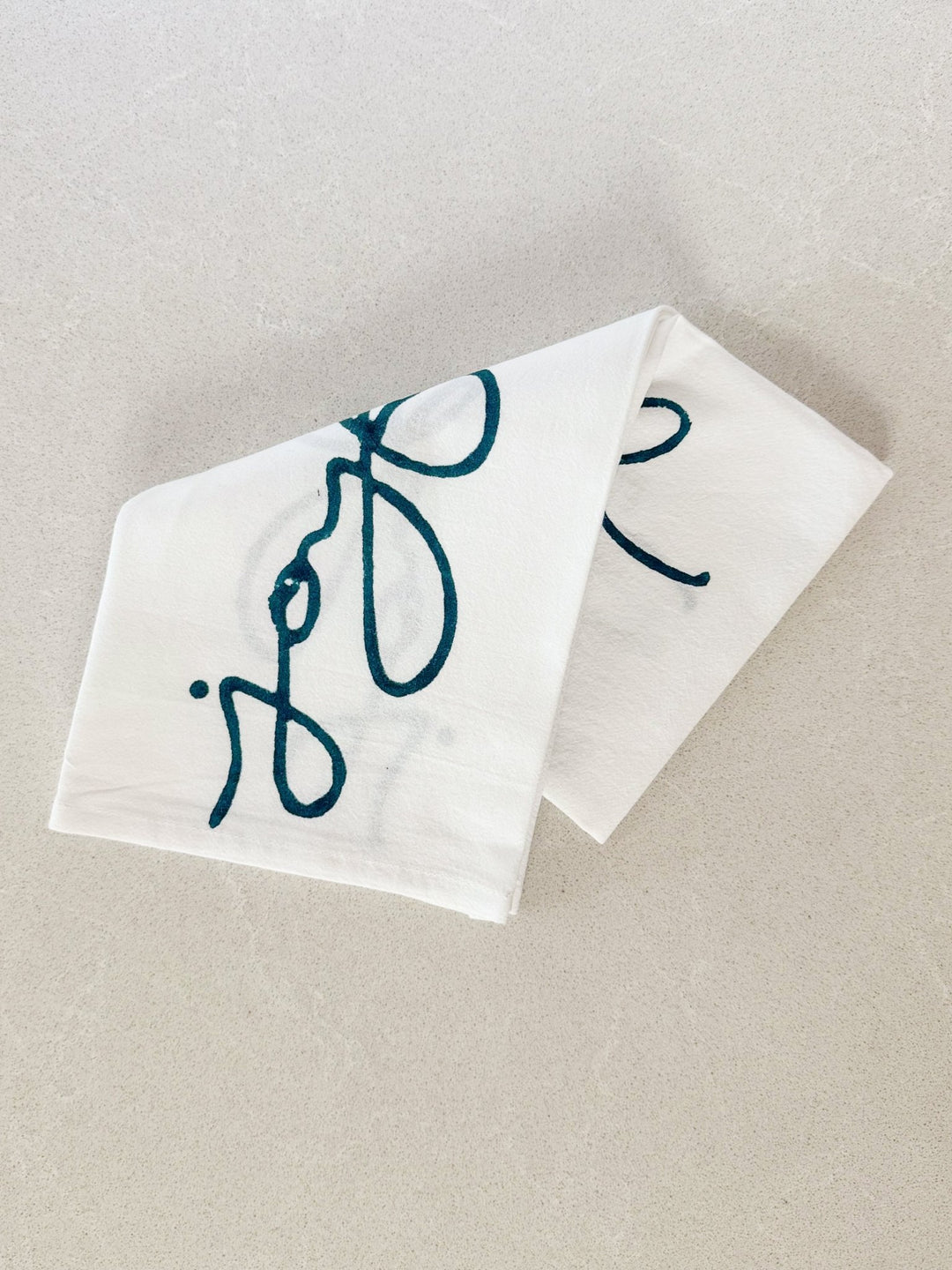 Tea Towel - Joyful, Midnight - The Mended Company