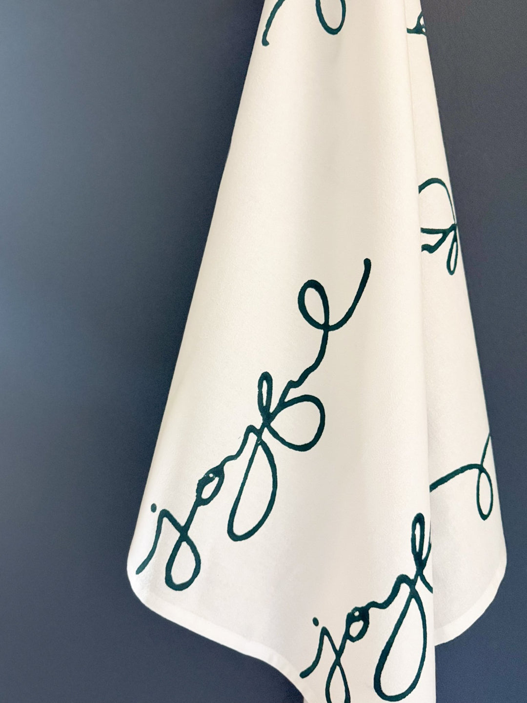 Tea Towel - Joyful, Midnight - The Mended Company