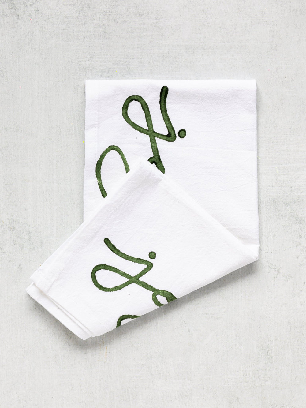Tea Towel - Joyful, Sage - The Mended Company