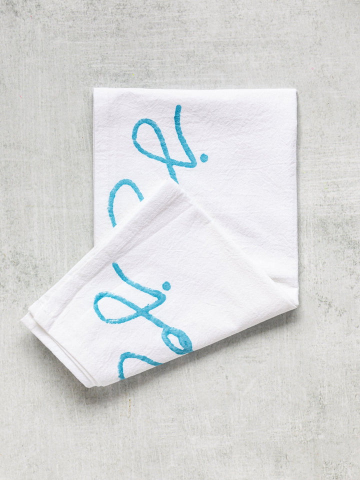 Tea Towel - Joyful, Saltwater - The Mended Company
