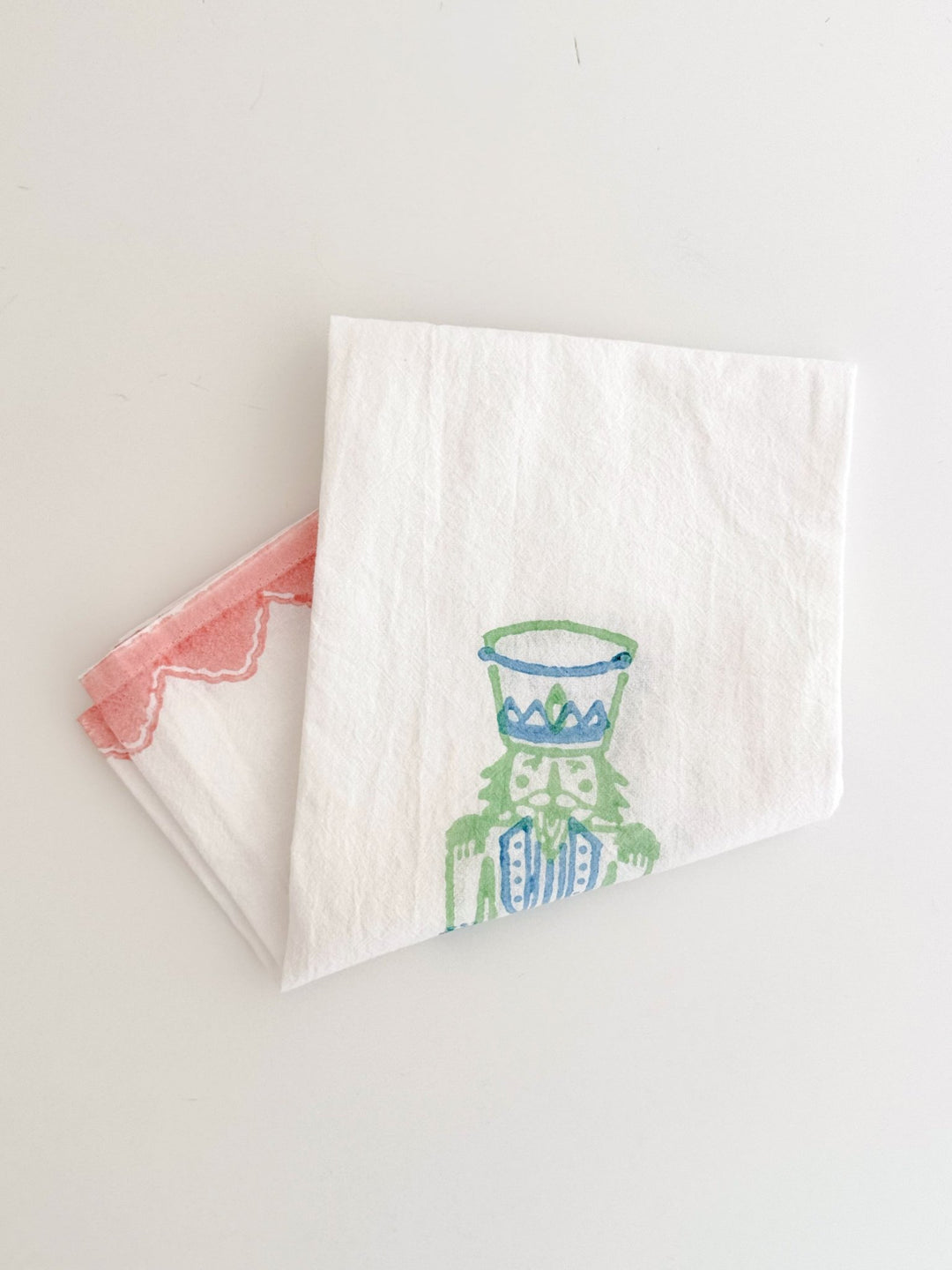 Tea Towel - Nutcracker, Sage &amp; Uniform Blue - The Mended Company
