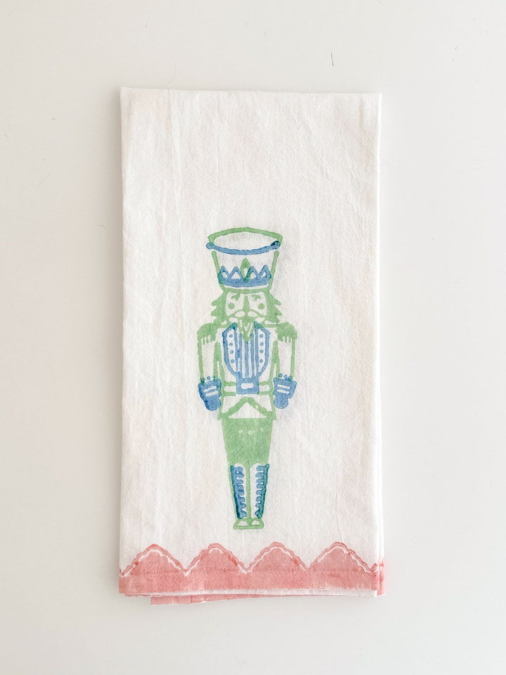 Tea Towel - Nutcracker, Sage &amp; Uniform Blue - The Mended Company