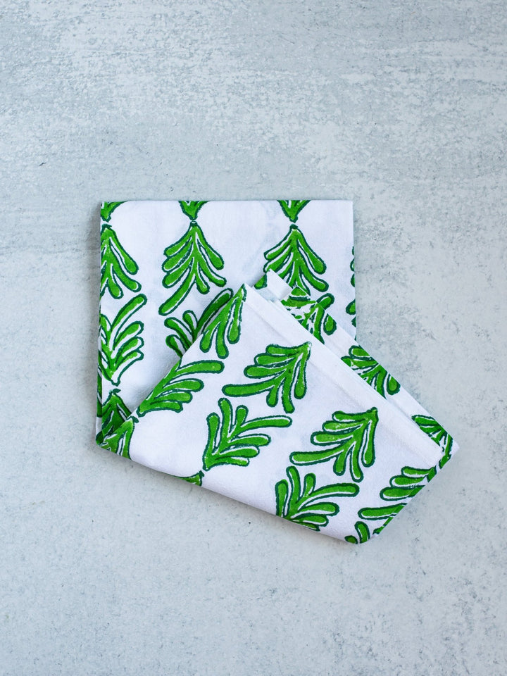 Tea Towel - Palmetto, Evergreen & Vine - The Mended Company