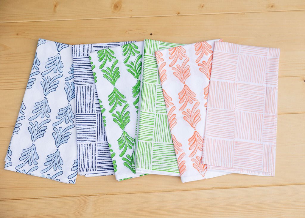 Tea Towel - Palmetto, Evergreen &amp; Vine - The Mended Company