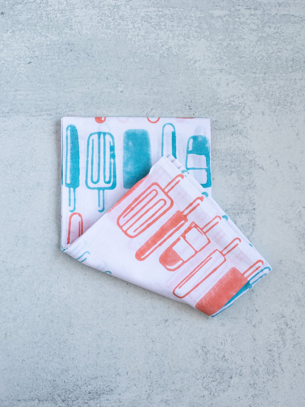 Tea Towel - Popsicles, Saltwater & Melon - The Mended Company