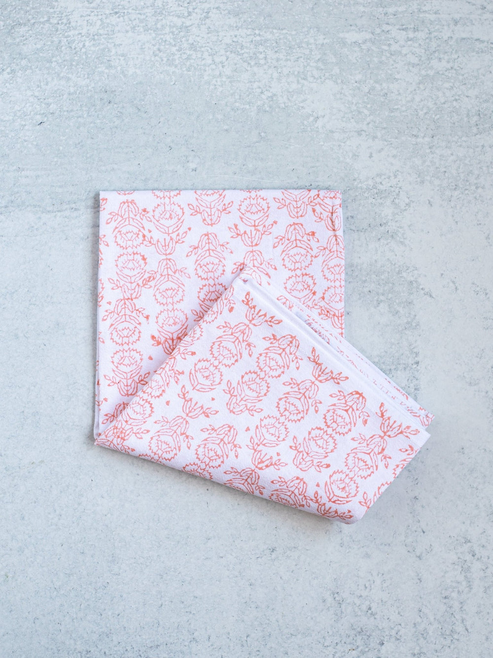 Tea Towel - Protea, Melon - The Mended Company