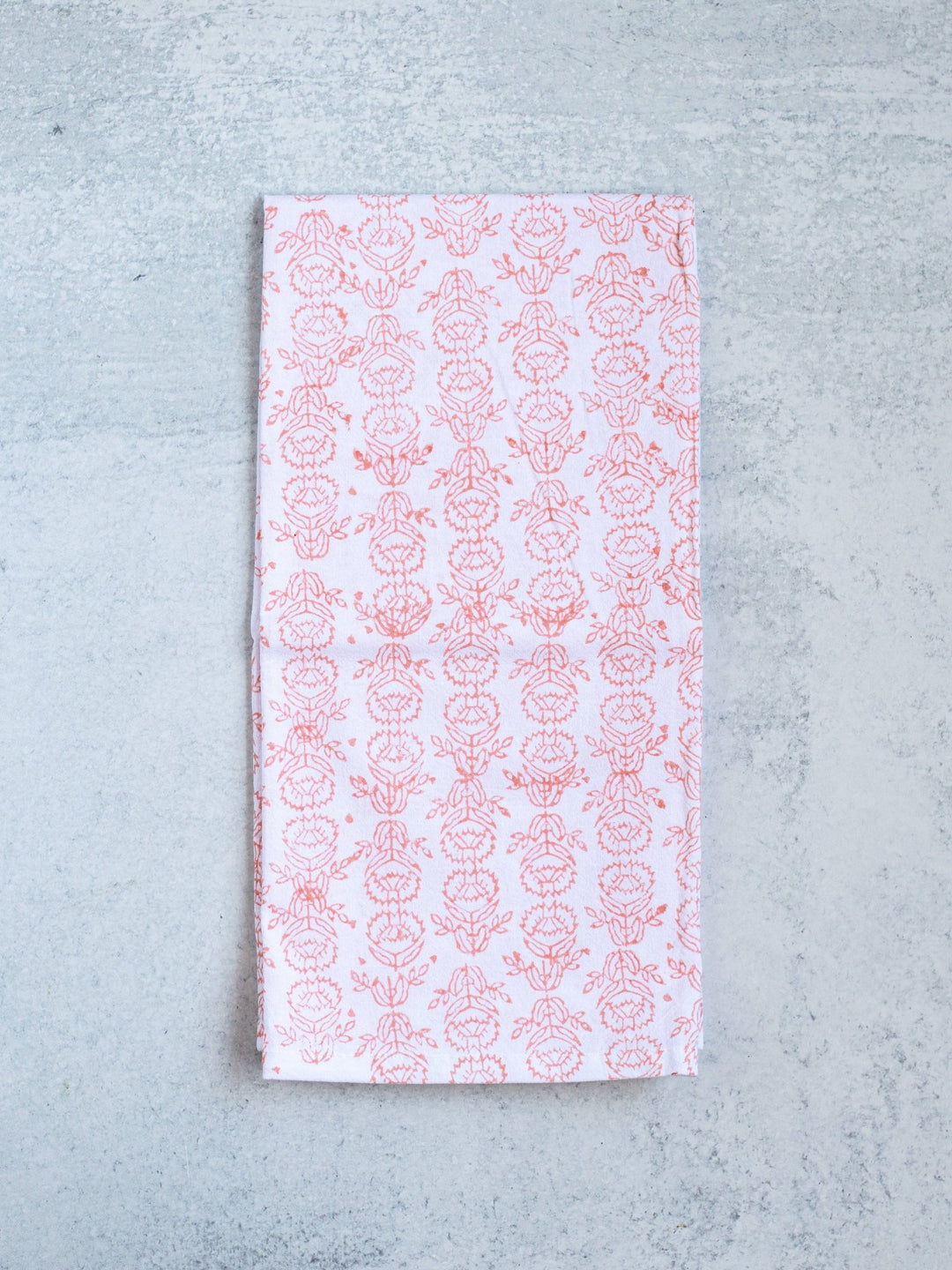 Tea Towel - Protea, Melon - The Mended Company