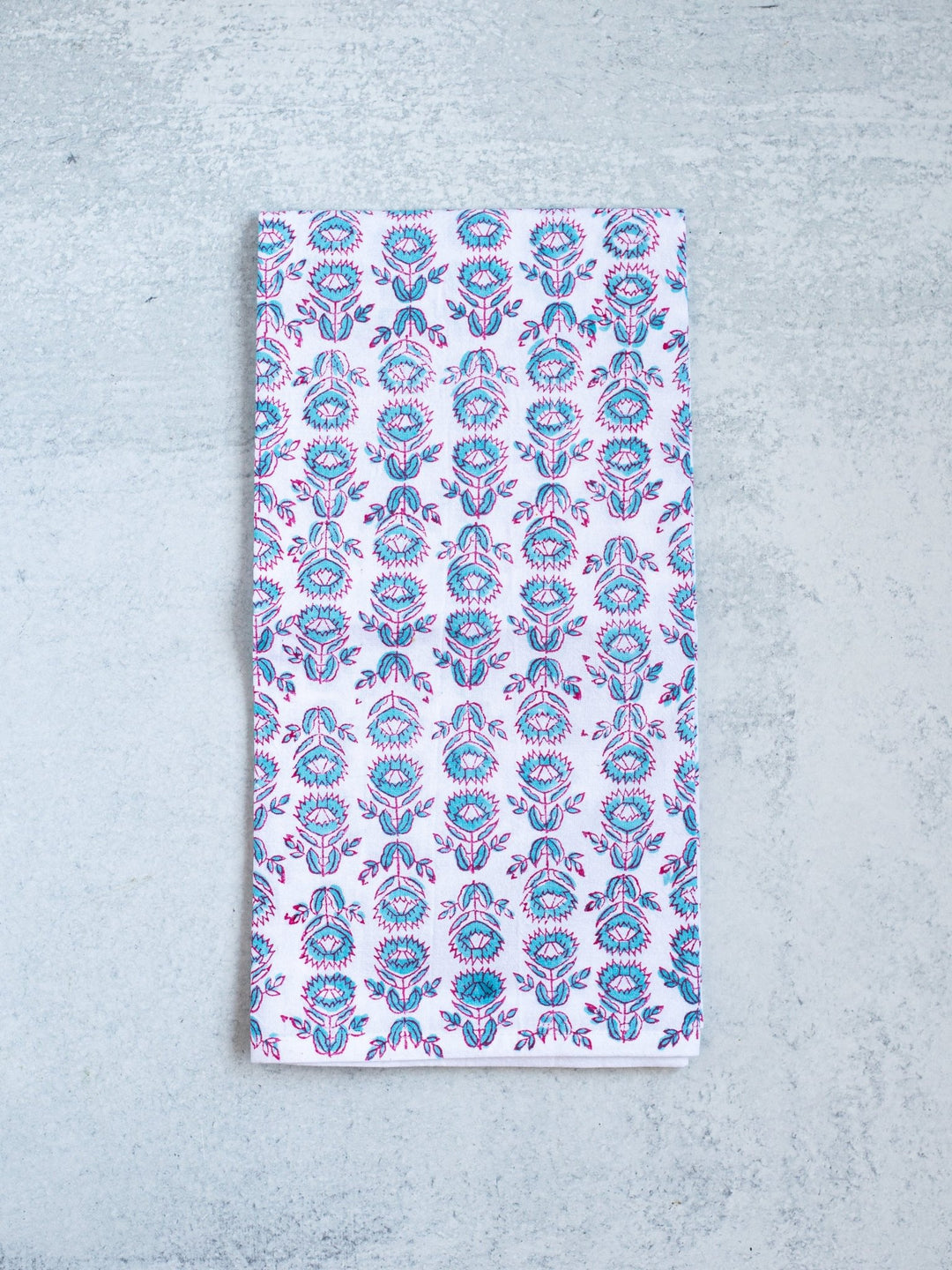 Tea Towel - Protea, Pink & Saltwater - The Mended Company