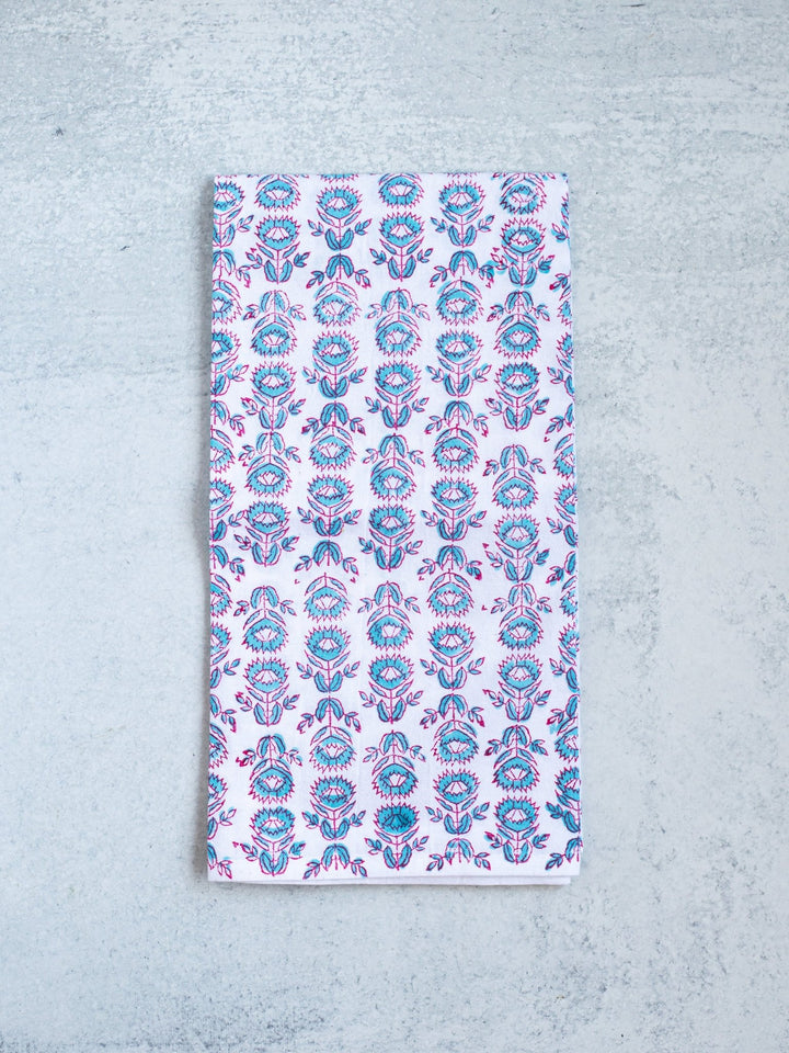 Tea Towel - Protea, Pink & Saltwater - The Mended Company