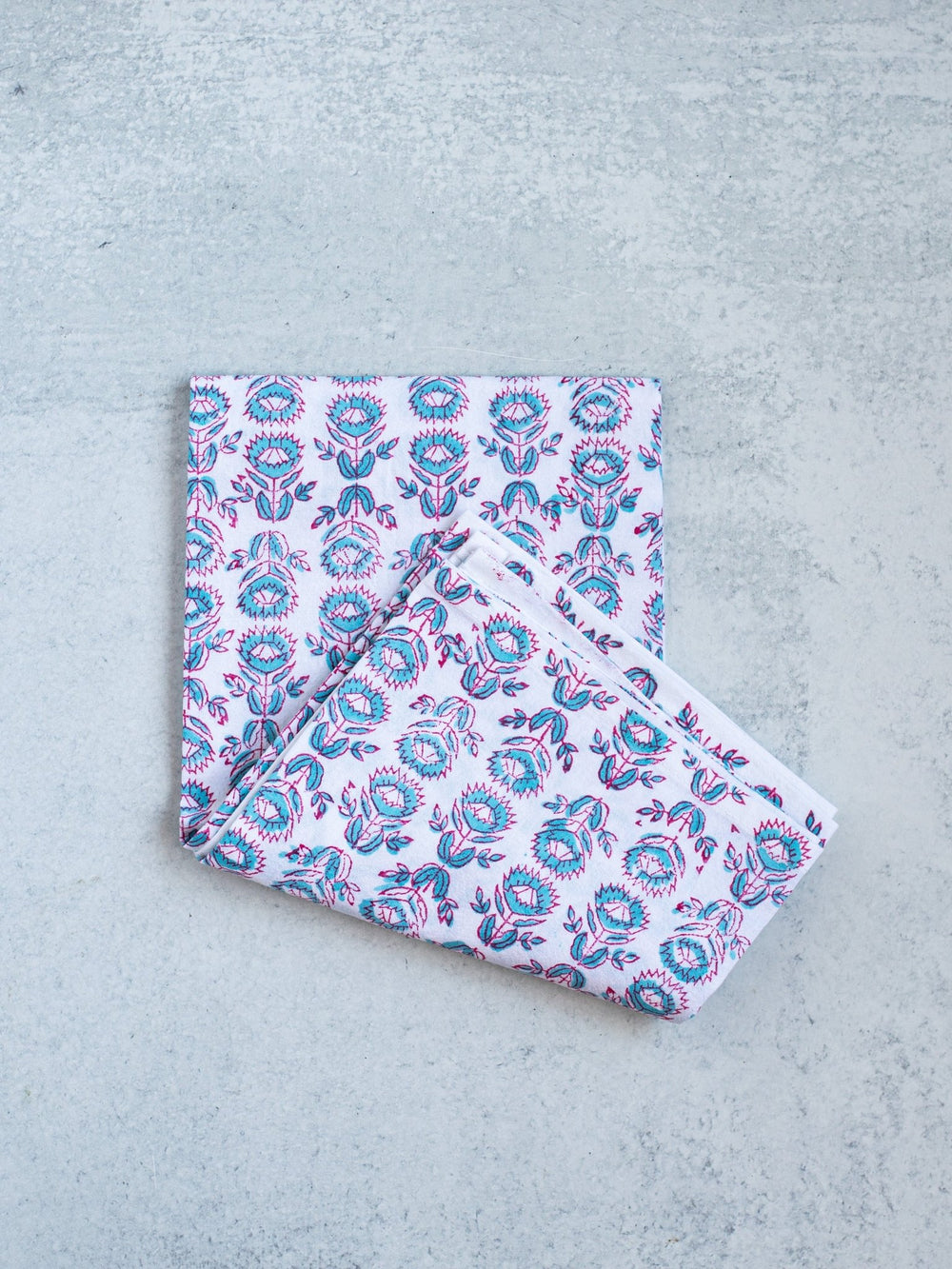 Tea Towel - Protea, Pink & Saltwater - The Mended Company