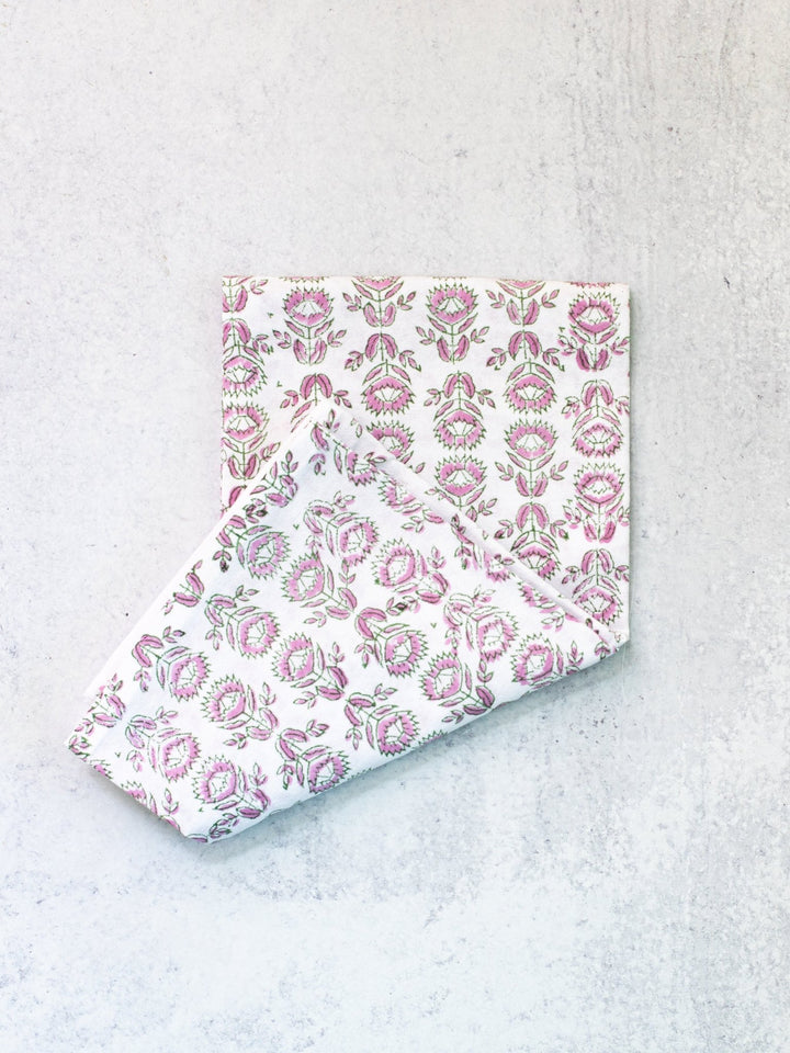 Tea Towel - Protea, Sage & Lilac - The Mended Company