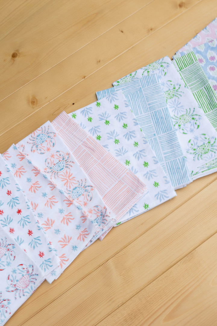 Tea Towel - Seagrass, Uniform Blue &amp; Vine - The Mended Company