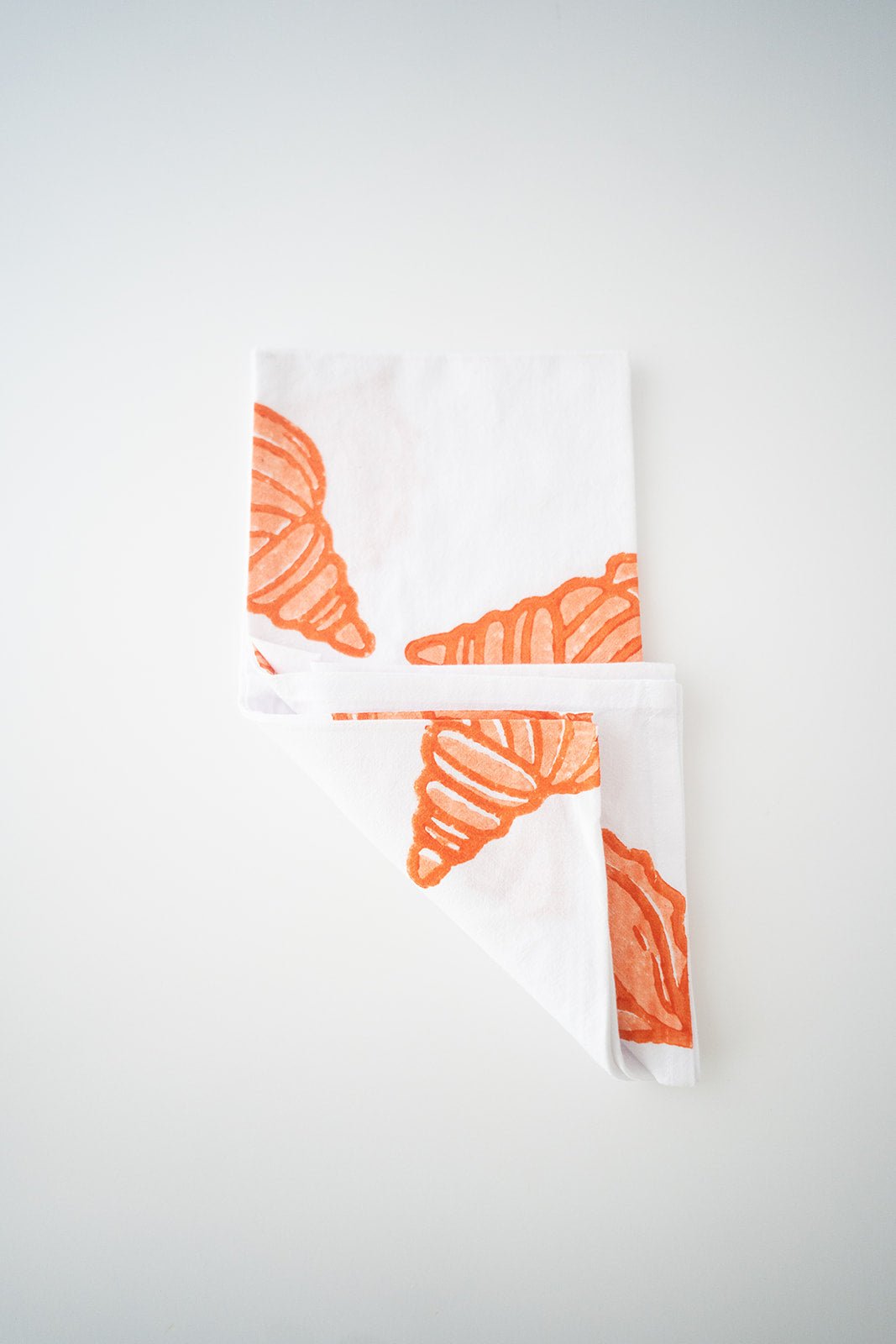 Tea Towel - Seashell, Orange &amp; Melon - The Mended Company