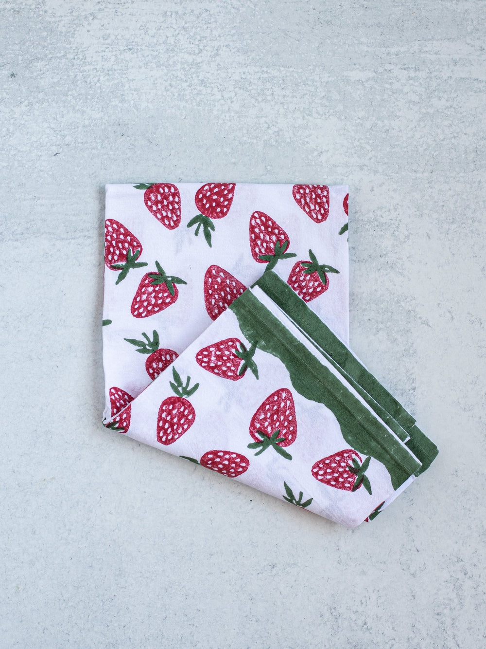 Tea Towel - Strawberry - The Mended Company