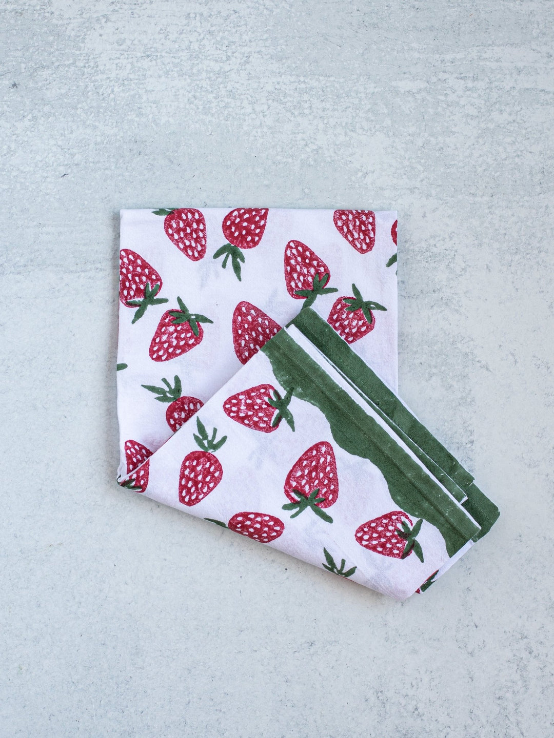 Tea Towel - Strawberry - The Mended Company